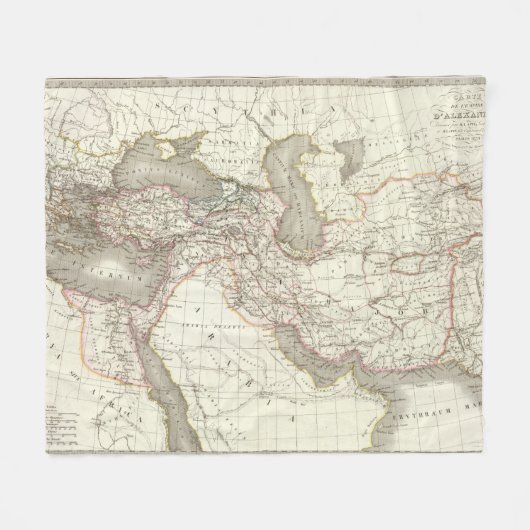 L'Empire d'Alexandre - Reich von Alexander Fleecedecke (Vorderseite (Horizontal))