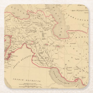 L'Empire DES Perses Rechteckiger Pappuntersetzer