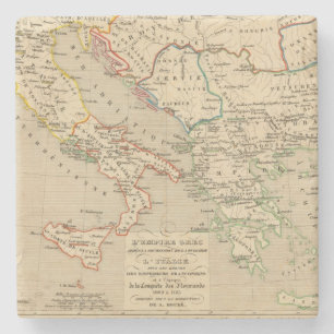 L'Empire Grec, l'Italie, 1002 1125 Steinuntersetzer