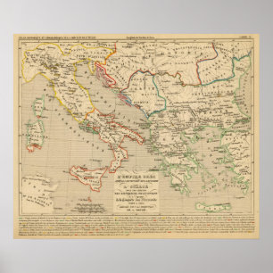 L'Empire Grec, l'Italie, 1002 a 1125 Poster