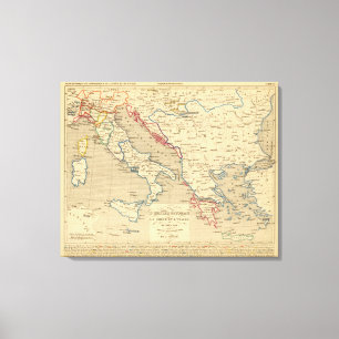 L'Empire Osmane, La Grece und l'Italie Leinwanddruck
