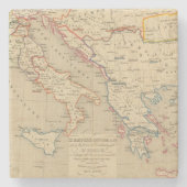 L'Empire Osmane, l'Italie, 1400 1500 Steinuntersetzer (Vorderseite)