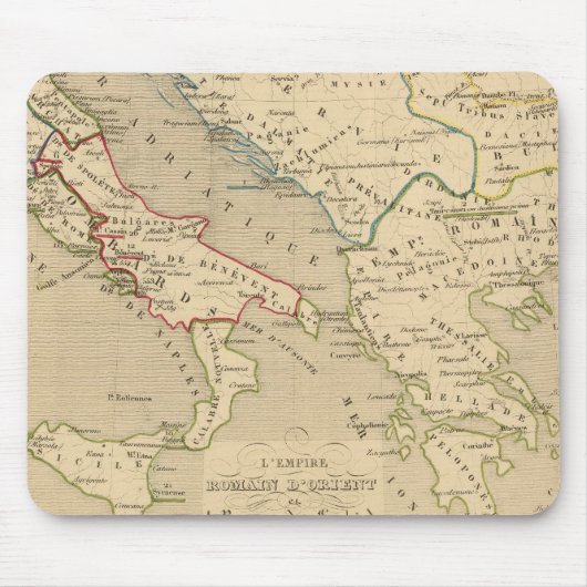 L'Empire Romain d'Orient, Royaume des Lombards Mousepad (Vorne)