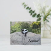 Lemur # 2 postkarte (Stehend Vorderseite)