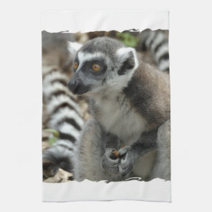 Lemur-Affe-Geschirrtuch Handtuch