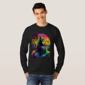 Lemur auf Motorroller T-Shirt (Vorne ganz)