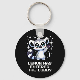 Lemur betrat Lob Schlüsselanhänger