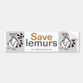 Lemur - bumper sticker autoaufkleber (Vorne)