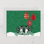 LEMUR CHRISTMAS POSTKARTE (Vorne/Hinten)