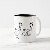 Lemur Coffee Cup Zweifarbige Tasse (VorderseiteRechts)