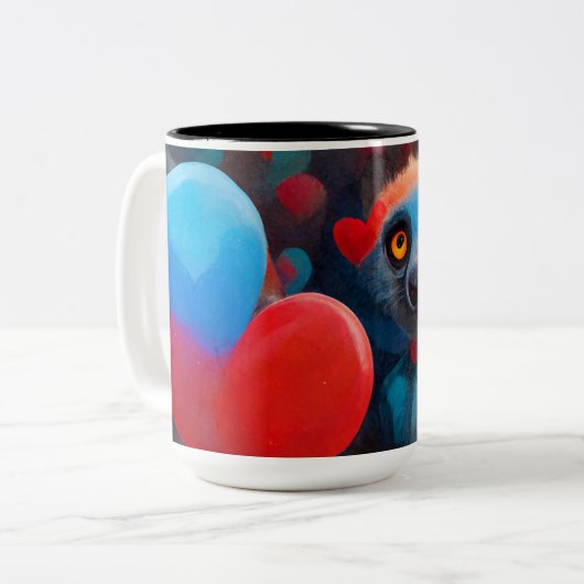Lemur Coffee Tasse (Vorderseite Links)