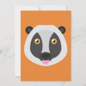 Lemur Einladung (Vorderseite)