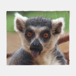 Lemur Fleecedecke