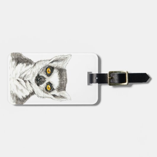 Lemur Gepäckanhänger (Vorderseite horizontal)