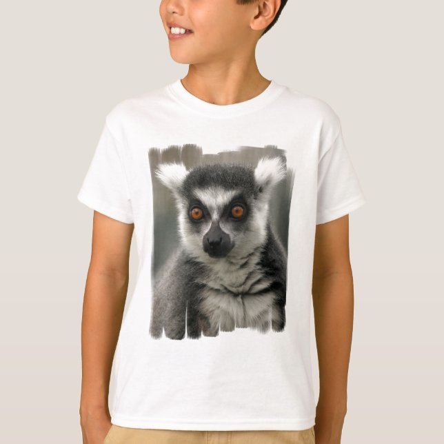 Lemur-Gesichts-Jugend-T - Shirt (Vorderseite)