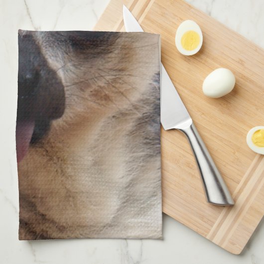 Lemur Handtuch (Viertel Falte)