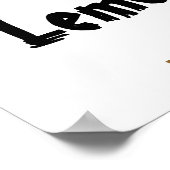 Lemur Jump Poster (Ecke)