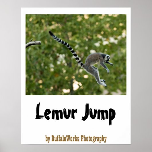 Lemur Jump Poster (Vorne)