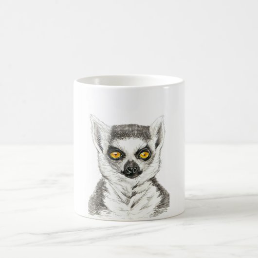 Lemur Kaffeetasse (Mittel)