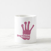 Lemur Keeper-Handschrift Kaffeetasse (Mittel)