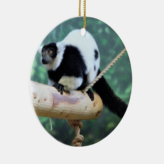 Lemur Keramik Ornament (Rechts)