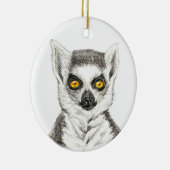 Lemur Keramik Ornament (Rechts)