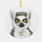 Lemur Keramik Ornament (Hinten)