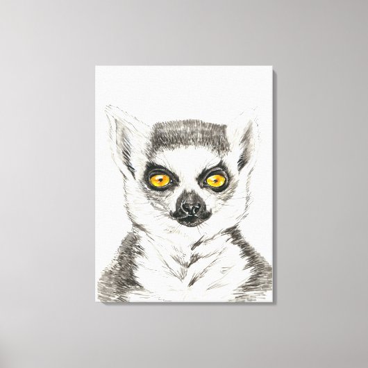 Lemur Leinwanddruck (Vorderseite)