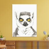 Lemur Leinwanddruck (Insitu (Wohnzimmer))