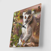 LEMUR LEISURE QUADRATISCHE WANDUHR (Winkel)