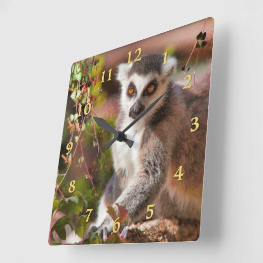 LEMUR LEISURE QUADRATISCHE WANDUHR (Winkel)