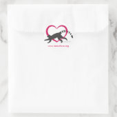 Lemur Liebe Classic Logo Aufkleber (Tasche)