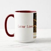 Lemur-Liebe-Kaffee-Tasse Tasse (Links)