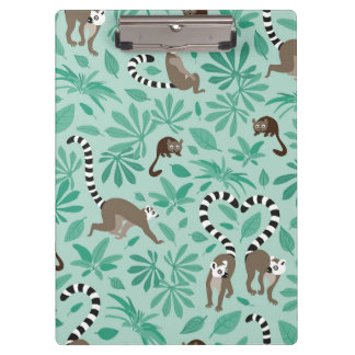 Lemur love mint leaves klemmbrett