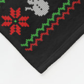 Lemur Lover Xmas Tree Lights Ugly Santa Lemur Chri Fleecedecke (Ecke)