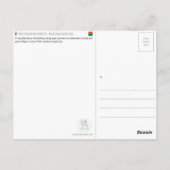 Lemur, Madagaskar Reise-Postkarte Postkarte (Rückseite)