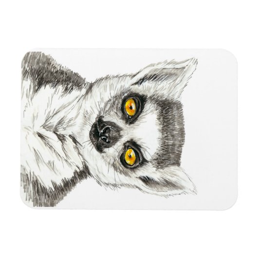 Lemur Magnet (Horizontal)