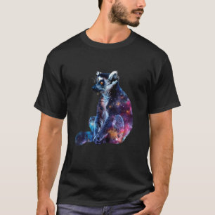 Lemur Monkey - farbenfrohe Kunst, Dichtung und Mus T-Shirt