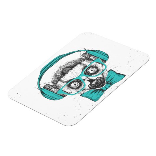 Lemur | Music Lover Magnet (Linke Seite)