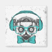Lemur | Music Lover Magnet (Vorne)