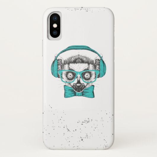 Lemur| Musik Case-Mate iPhone Hülle (Rückseite)