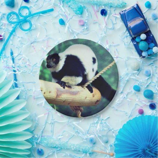 Lemur Pappteller (Party)