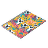 Lemur Paradise Notebook - Lebhaftes Jungle Design Notizblock (Linke Seite)