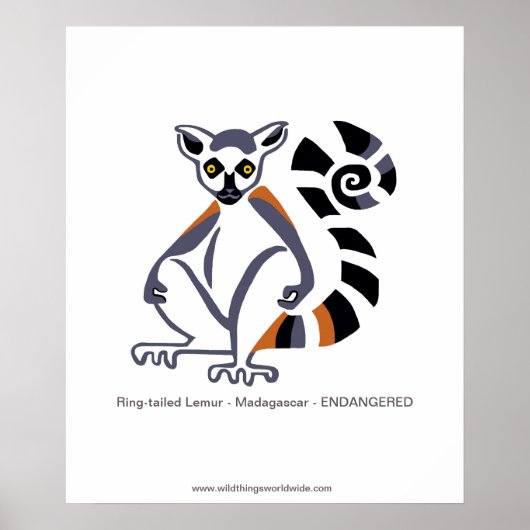 Lemur - Plakat (Vorne)