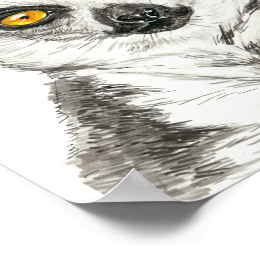 Lemur Poster (Ecke)