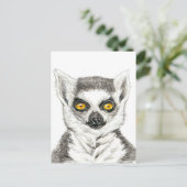 Lemur Postkarte (Stehend Vorderseite)