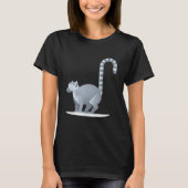 Lemur Ring Tailed Cute Primate T-Shirt (Vorderseite)