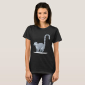 Lemur Ring Tailed Cute Primate T-Shirt (Vorne ganz)