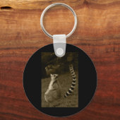 Lemur Schwanz Valencia Tint Vertical Sticker Schlüsselanhänger (Vorderseite)
