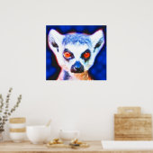 *Lemur* Spirit Art Poster Print (Küche)